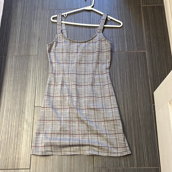 plaid mini dress - Picture 2 of 2
